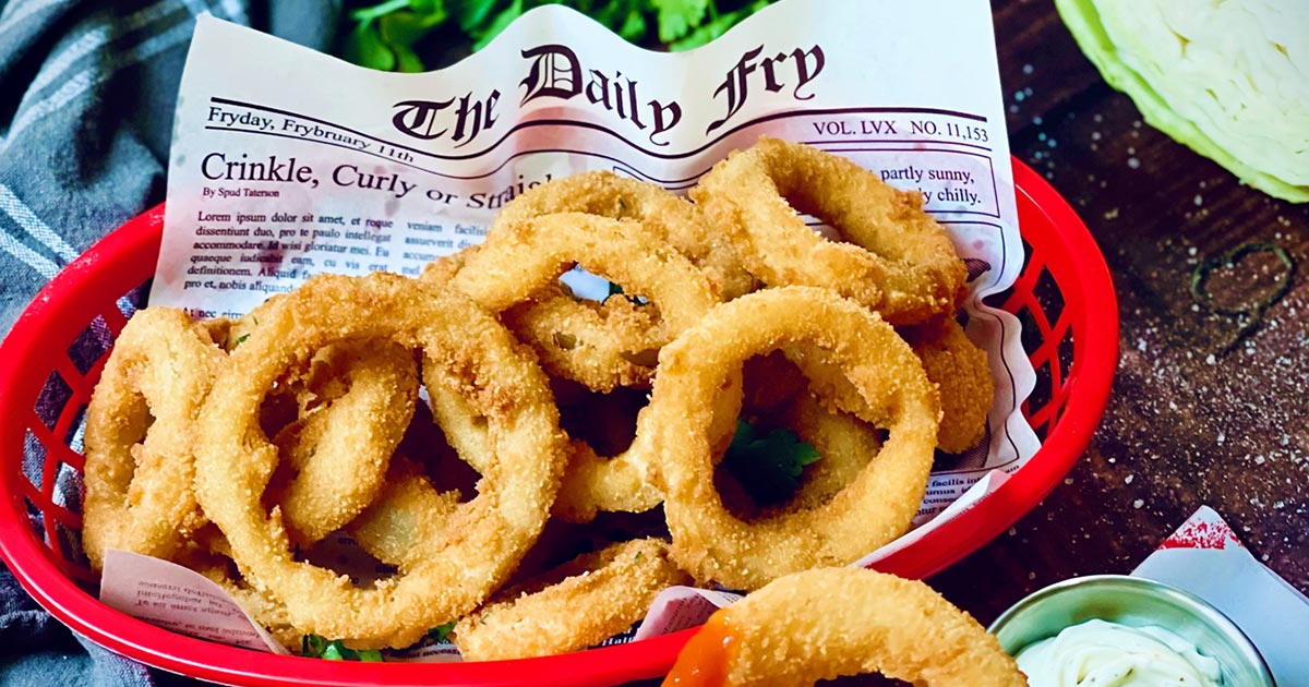 Onion Rings – die krosse Grillbeilage