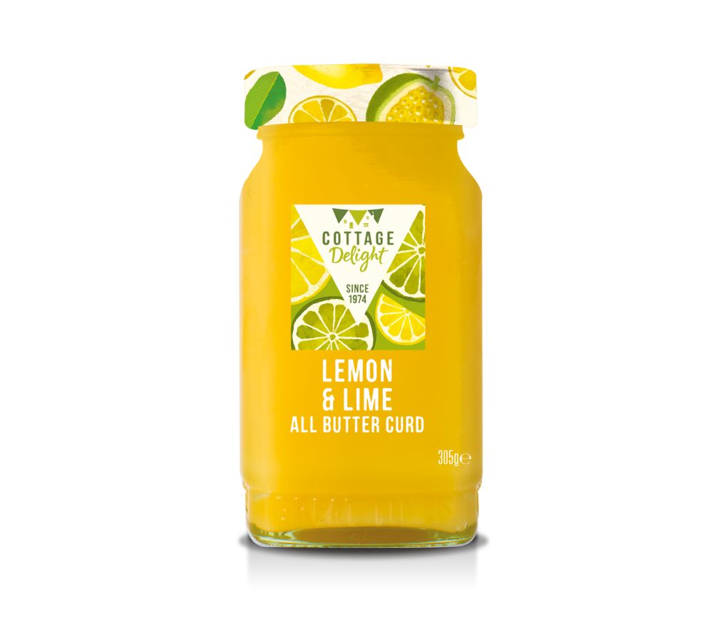 Lemon & Lime All Butter Curd von Cottage Delight (305 g)