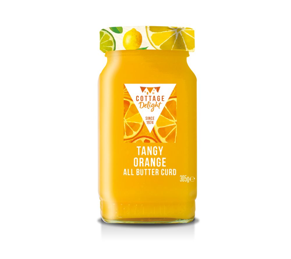Tangy Orange All Butter Curd von Cottage Delight (305 g)