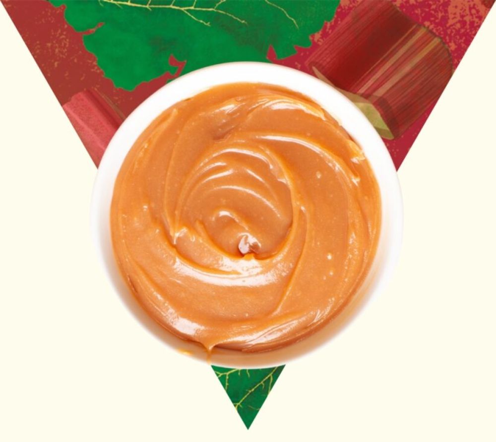 Traditional Rhubarb Curd von Cottage Delight kaufen | Englischer Rhabarber-Aufstric | Handgemacht & fruchtig-säuerlich | Für Brot, Torten, Desserts | EU-weiter Versand