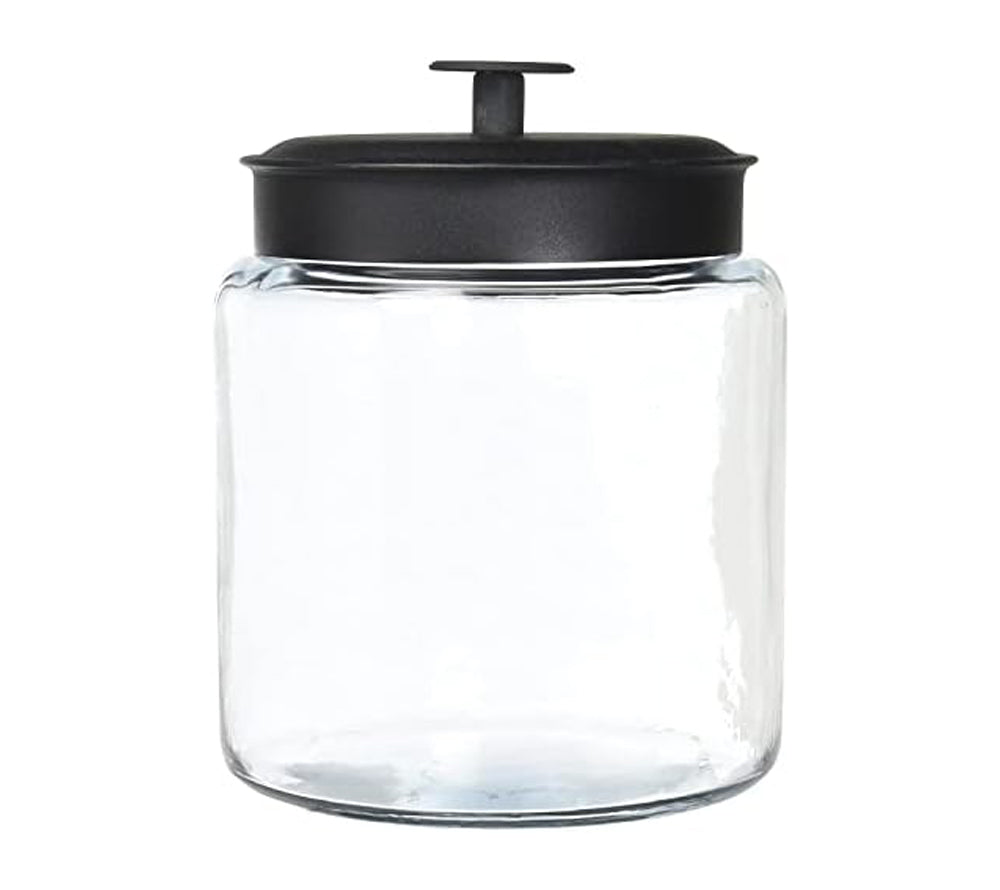 Mini Montana® Jar mit schwarzem Deckel von Anchor Hocking (96 oz)