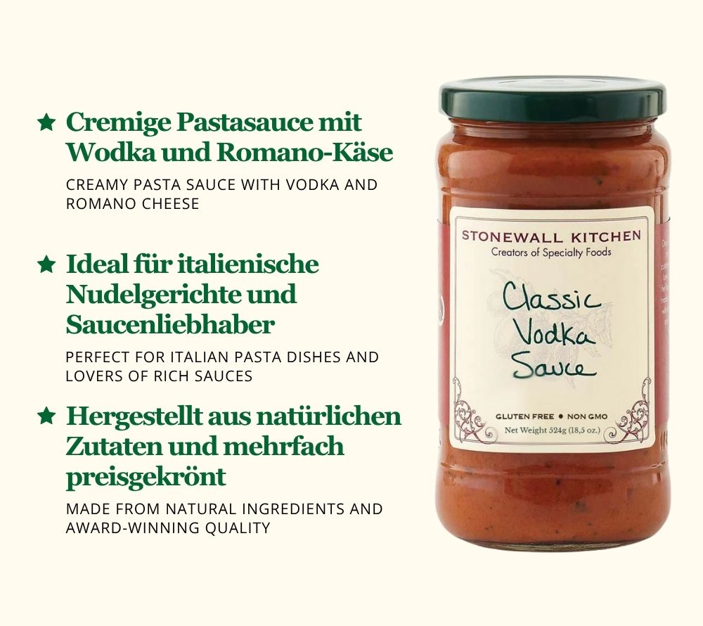 Cremige Tomaten-Pastasauce mit Wodka & Käse – perfekt für italienische Gerichte
