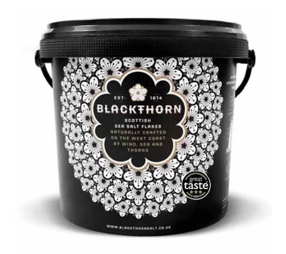 Blackthorn Sea Salt kaufen – handgeschöpftes Meersalz aus Schottland, intensiv im Geschmack