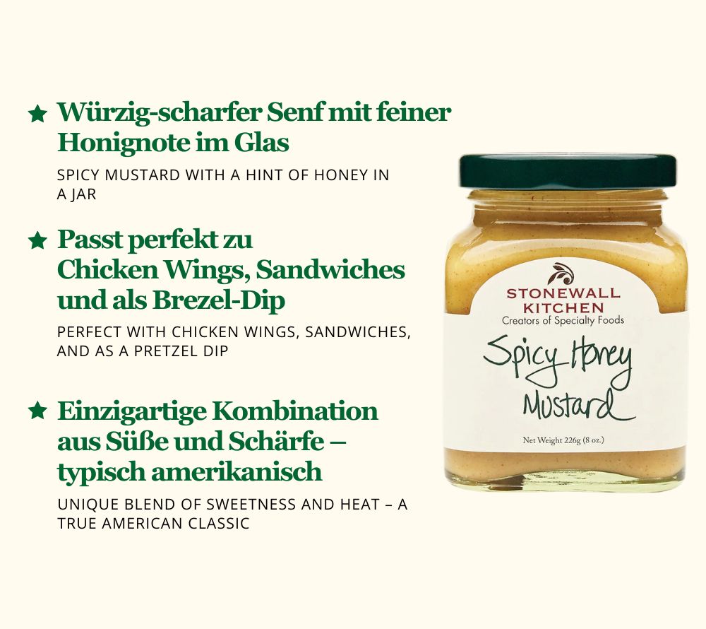 Spicy Honey Mustard by Stonewall Kitchen | Free shipping from 39