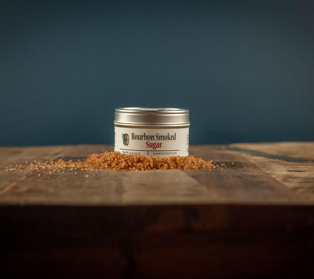 Bourbon Smoked Sugar kaufen – geräucherter Rohzucker mit Karamell-Eiche-Aroma