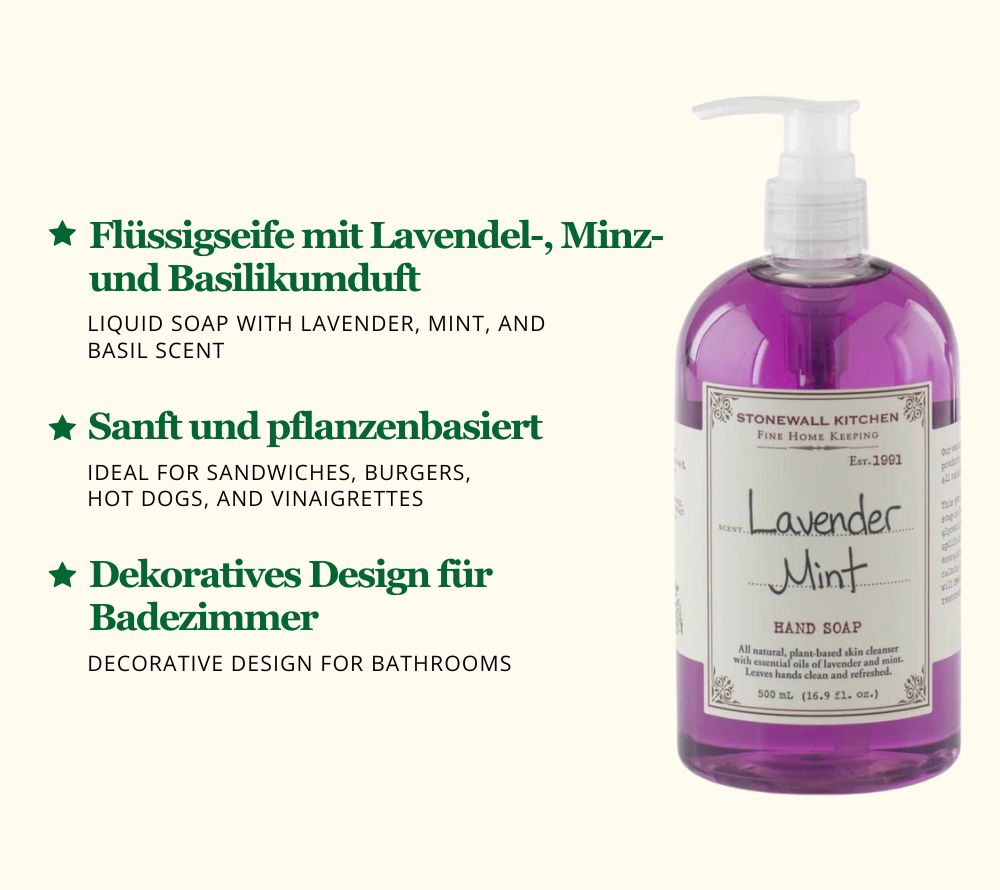 Lavender Mint Hand Soap Stonewall Kitchen kaufen