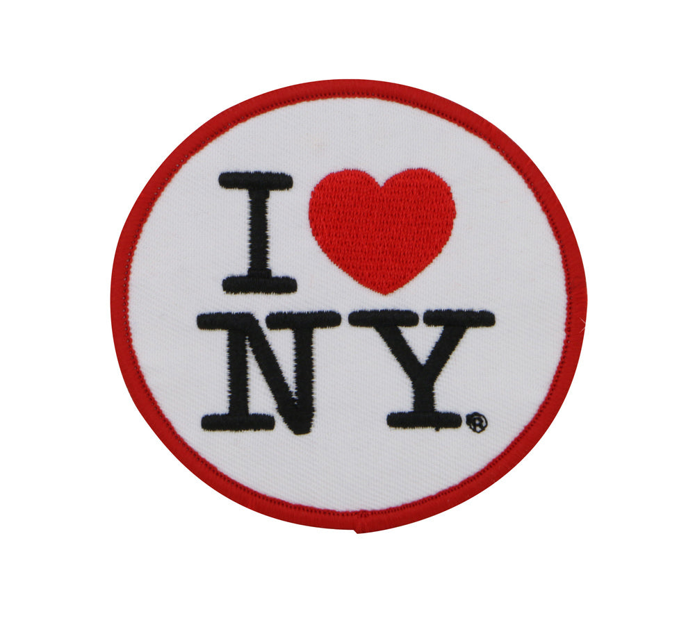 Patch I Love New York in White
