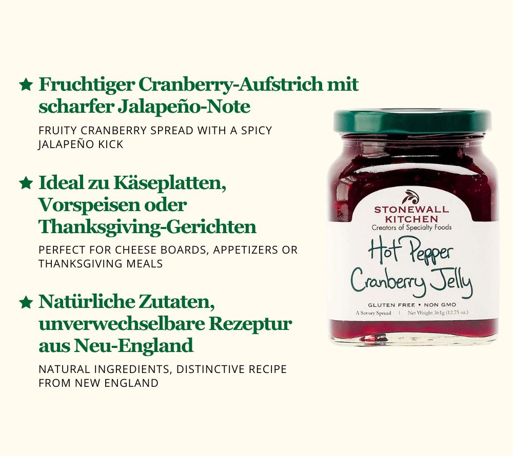 Hot Pepper Cranberry Jelly from Stonewall Kitchen