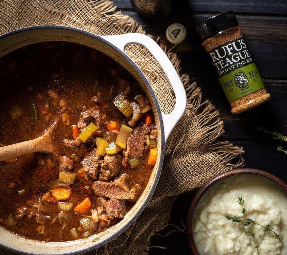 Meat Rub BBQ Gewürz von Rufus Teague online bestellen – Vielseitig für Grill, Fleisch & Gemüse
