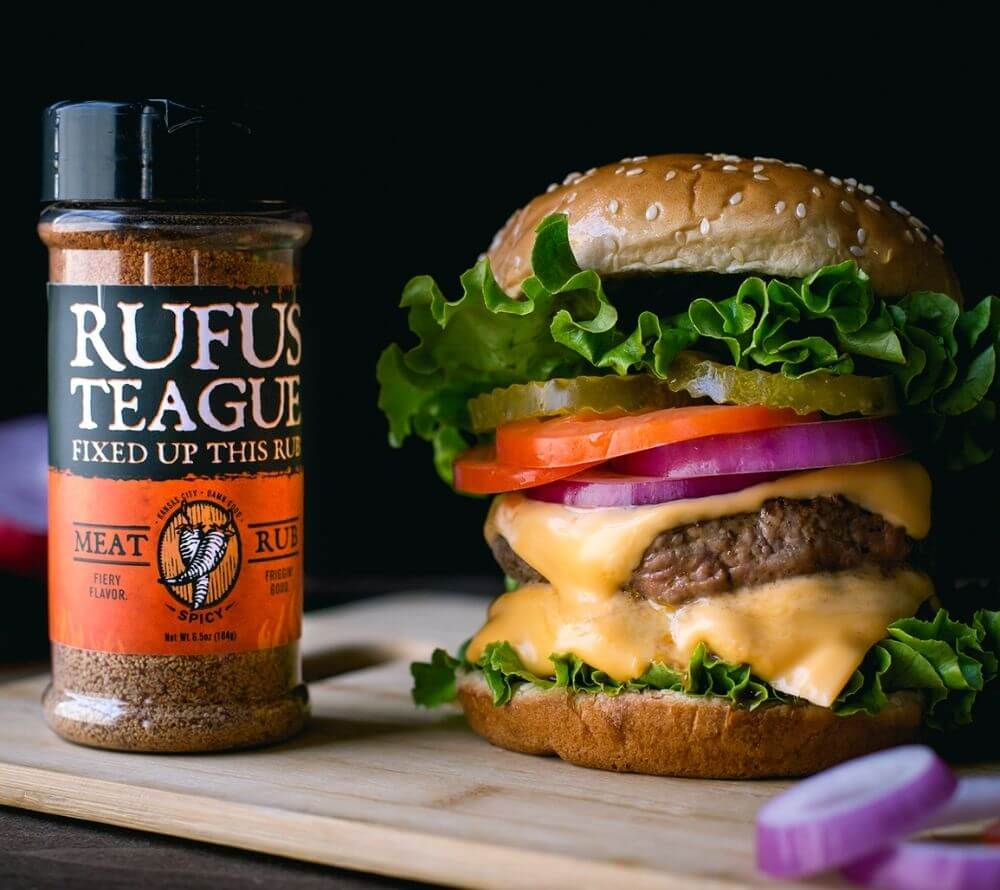 Spicy Meat Rub BBQ Gewürz von Rufus Teague online bestellen – scharf & ideal für Grill & Smoken