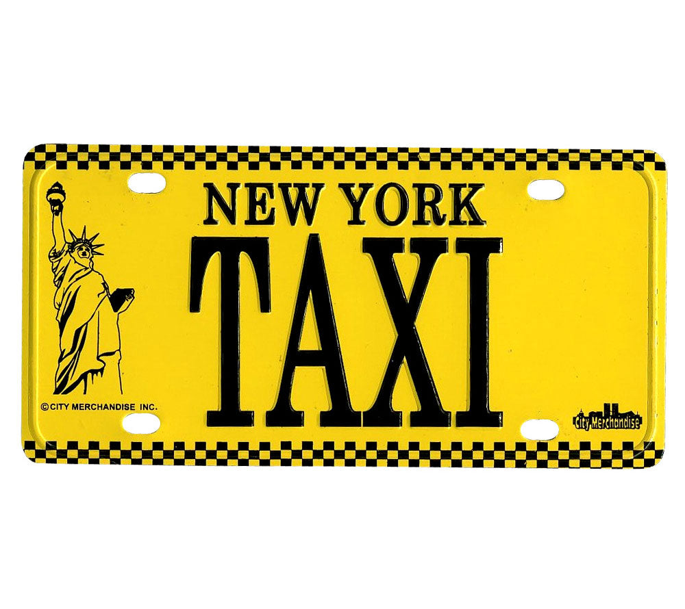 Magnet - License Plate "New York Taxi"