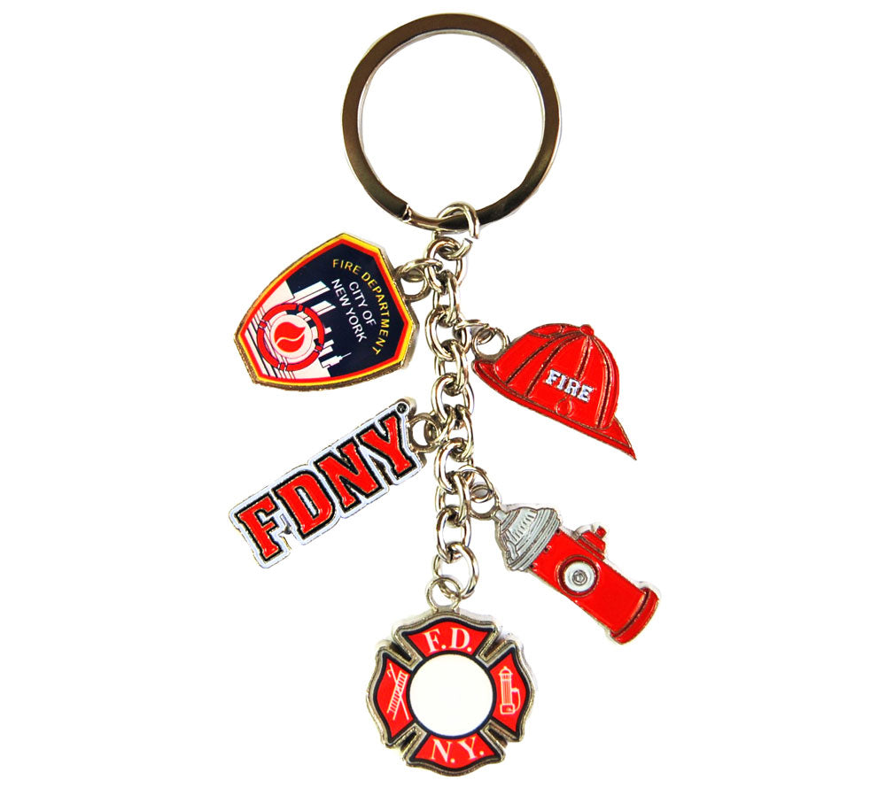 Schlüsselanhänger - Helm / Hydrant FDNY - Keyring