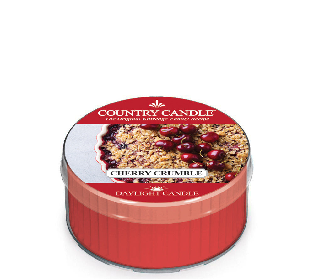 Country Candle Cherry Crumble Duftkerze – Herbstduft mit Beeren, Vanille & Blätterteig