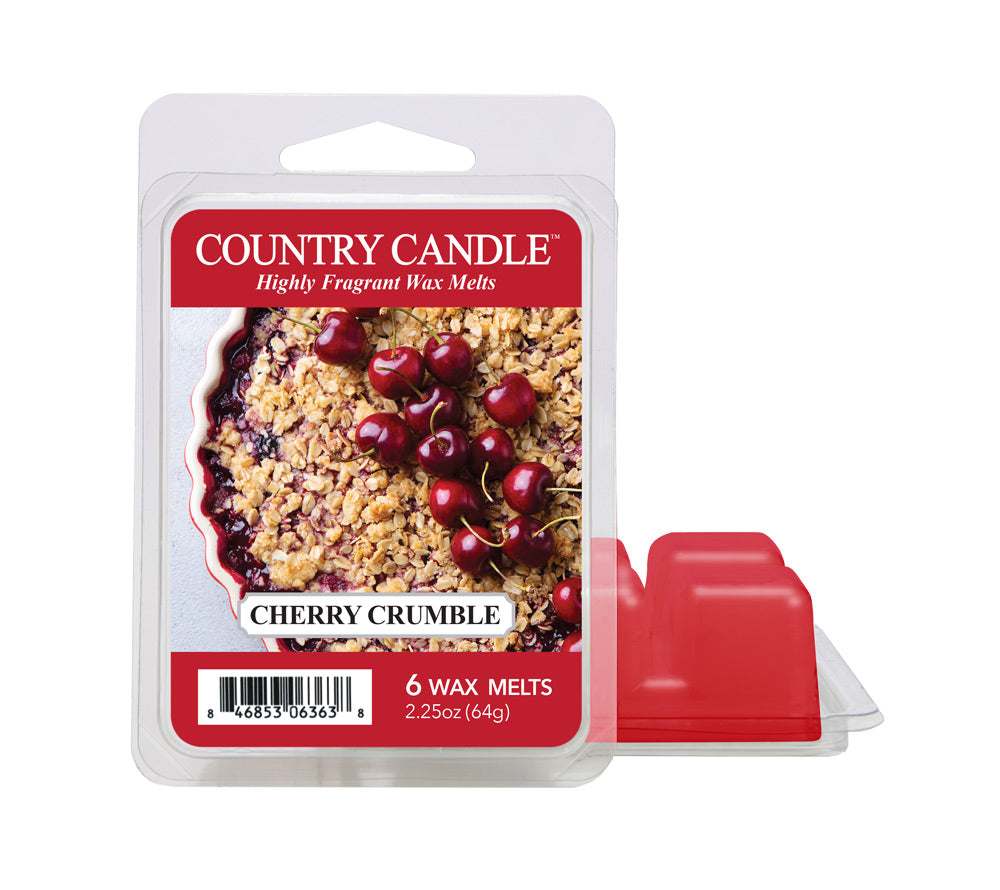 american heritage country candle cherry crumble wax melts