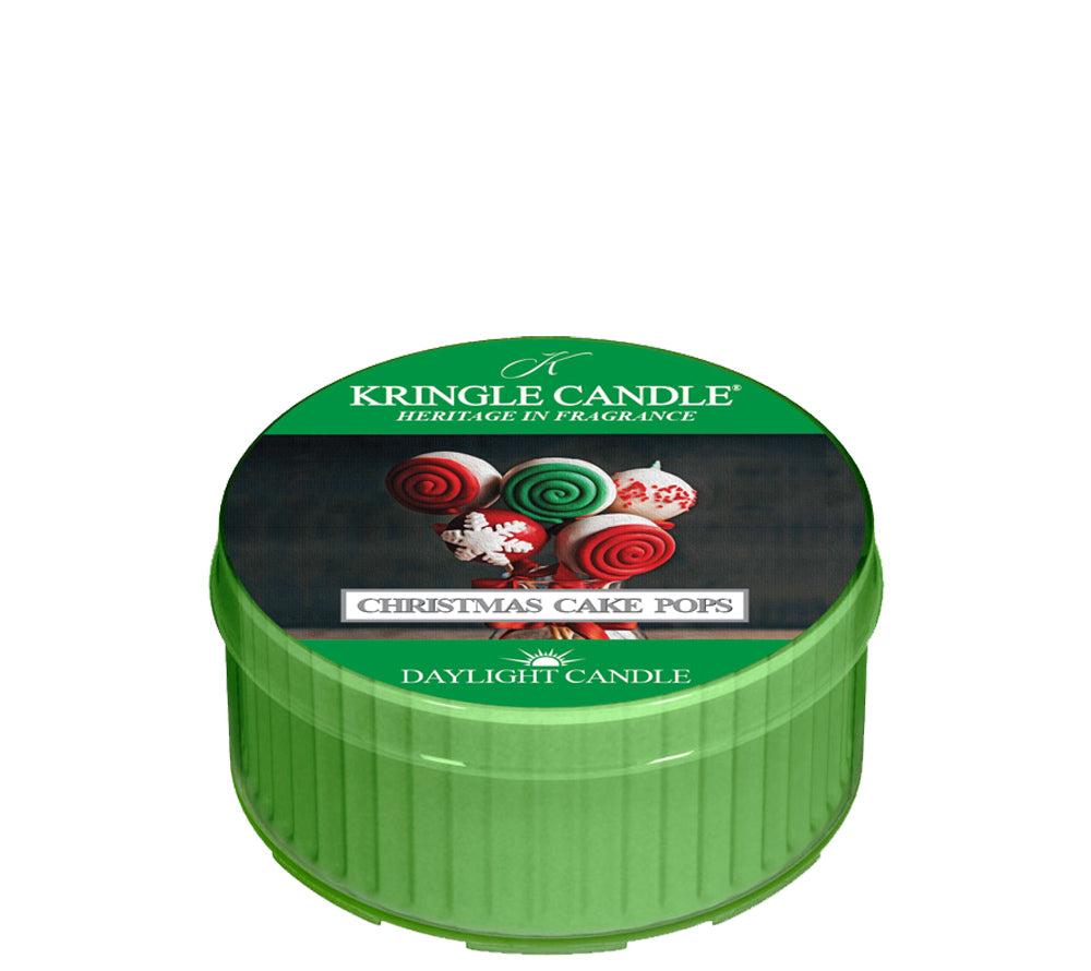 Christmas Cake Pops Duftkerze von Kringle Candle kaufen – Vanille-Kuchen-Duft mit Zitrus & Streuseln