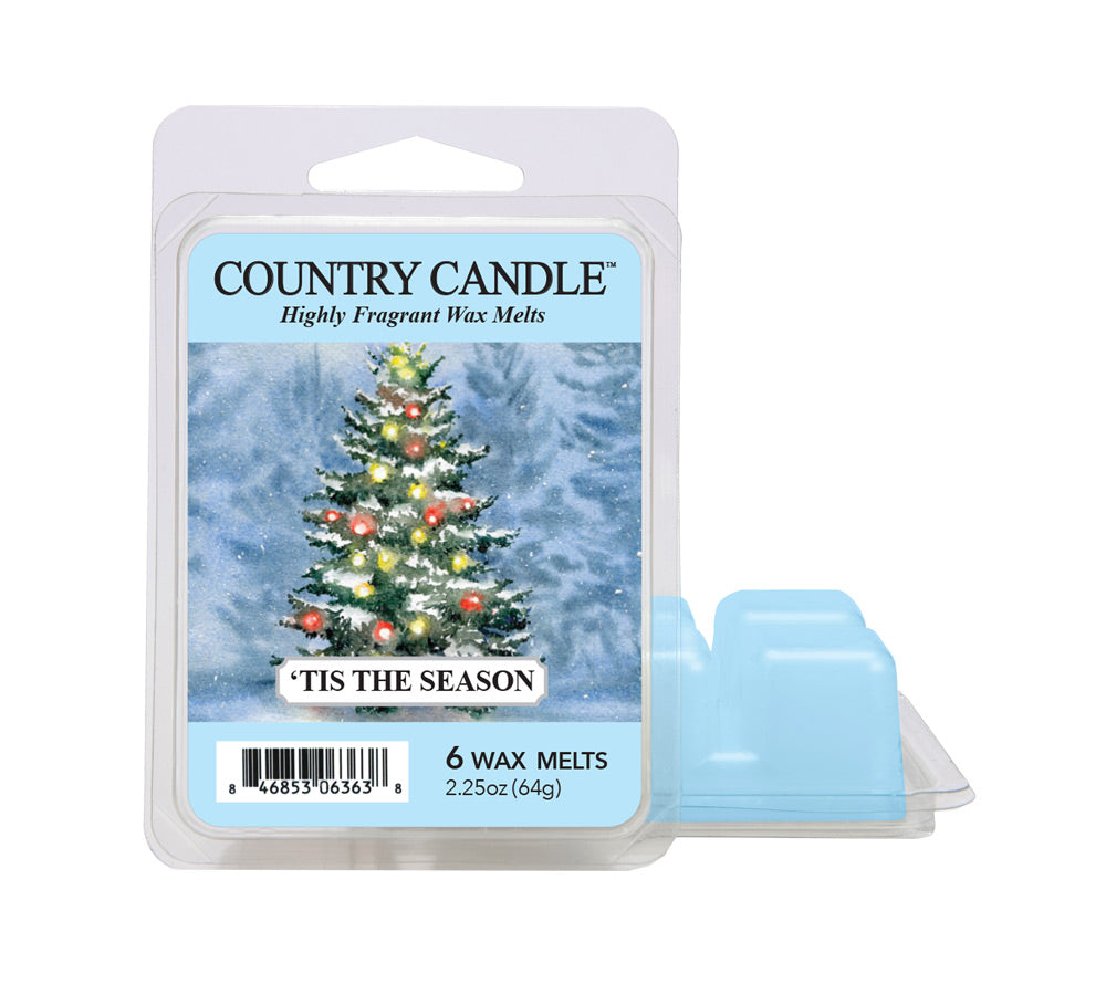 Wax Melts 'Tis the Season, 6er Pack ☆ 'Tis the Season Duftkerze  ♥ Aus der Winterkollektion von Country Candle ♥ Importiert aus den USA ♥ Jetzt bestellen!'Tis the Season Duftkerze  ♥ Aus der Winterkollektion von Country Candle ♥ Importiert aus den USA ♥ Jetzt bestellen!