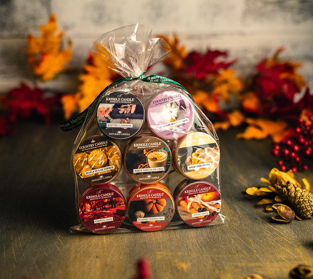 Daylight Bundle Herbstfavoriten Kringle & Country Candle online kaufen – 8 herbstliche Düfte entdecken