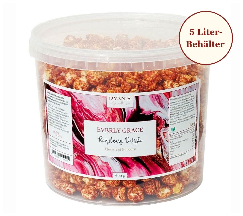 Everly Grace Popcorn Raspberry Drizzle online kaufen – Himbeerpopcorn mit Acerola & Rote Bete