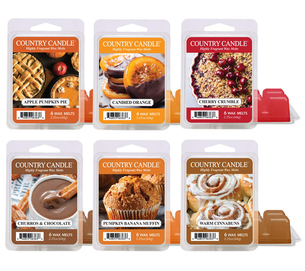 Wax Melt Bundle Herbstdüfte 2023 von Country Candle