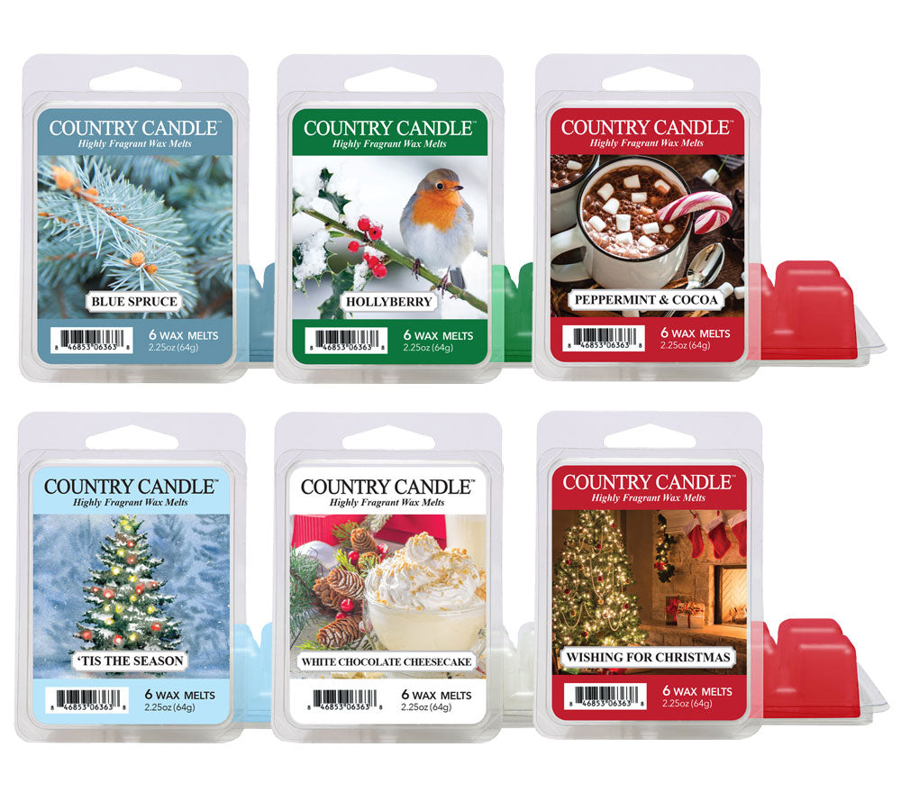 Wax Melt Bundle Winterdüfte 2023 von Country Candle