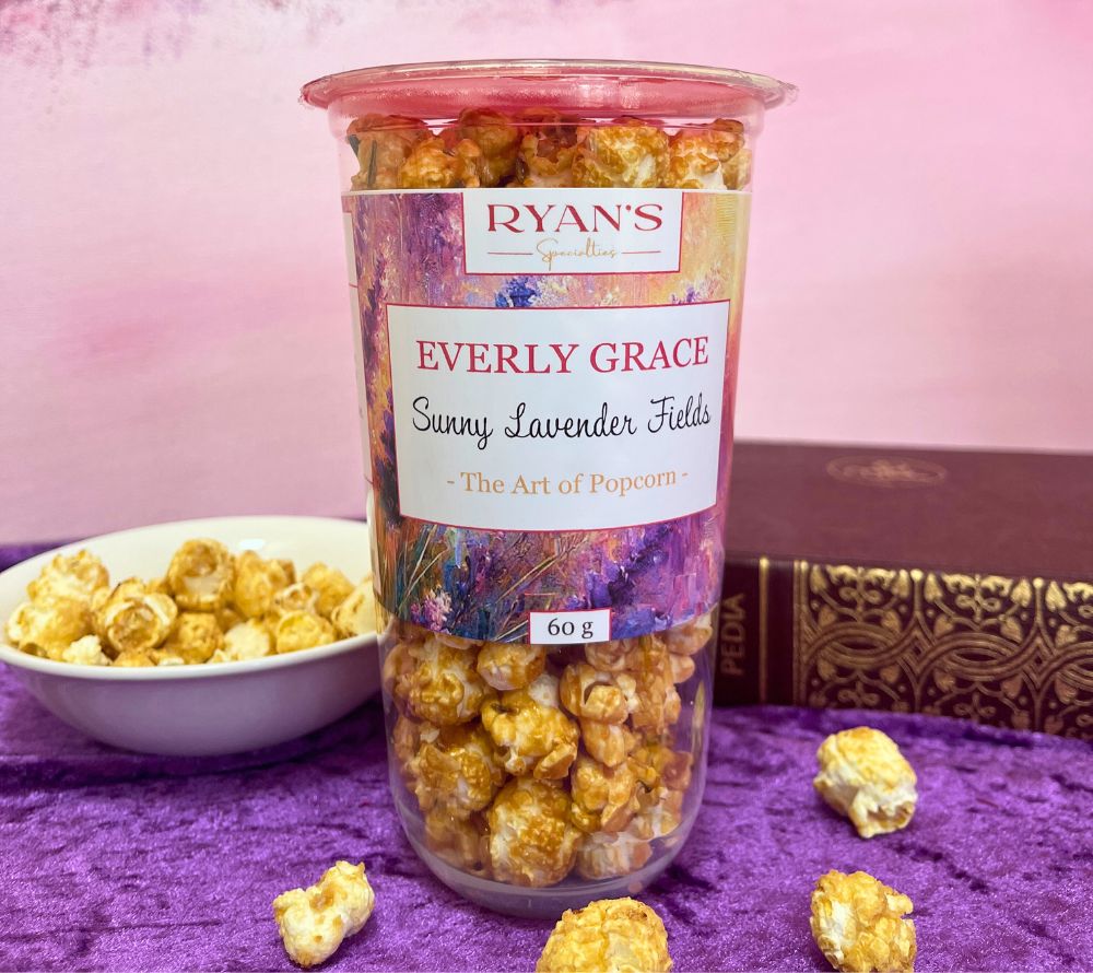 Everly Grace Popcorn Sunny Lavender Fields – Knuspriges Popcorn mit Zitrone & Lavendel