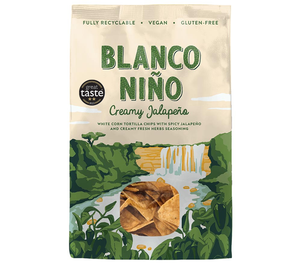 Tortilla Chips-Creamy Jalapeno von Blanco Niño