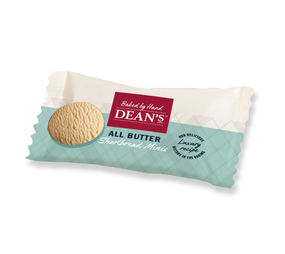 Shortbread Single All Butter Minis von Dean's (100 x 10 g)