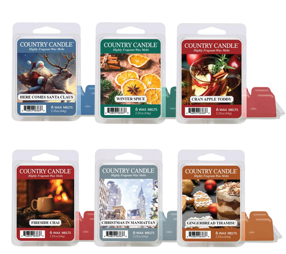 Wax Melt Bundle Winterdüfte 2024 von Country Candle