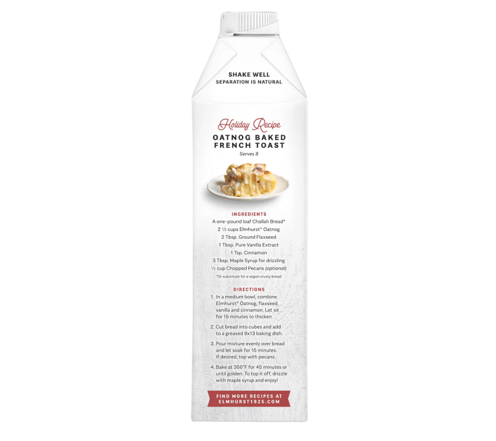 Cremiger veganer EggNog aus Hafer & Cashews mit winterlichen Gewürzen