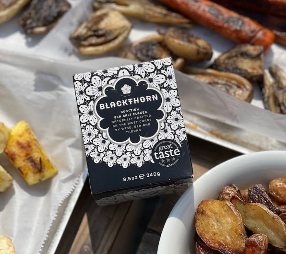 Blackthorn Sea Salt kaufen – handgeschöpftes Meersalz aus Schottland, intensiv im Geschmack