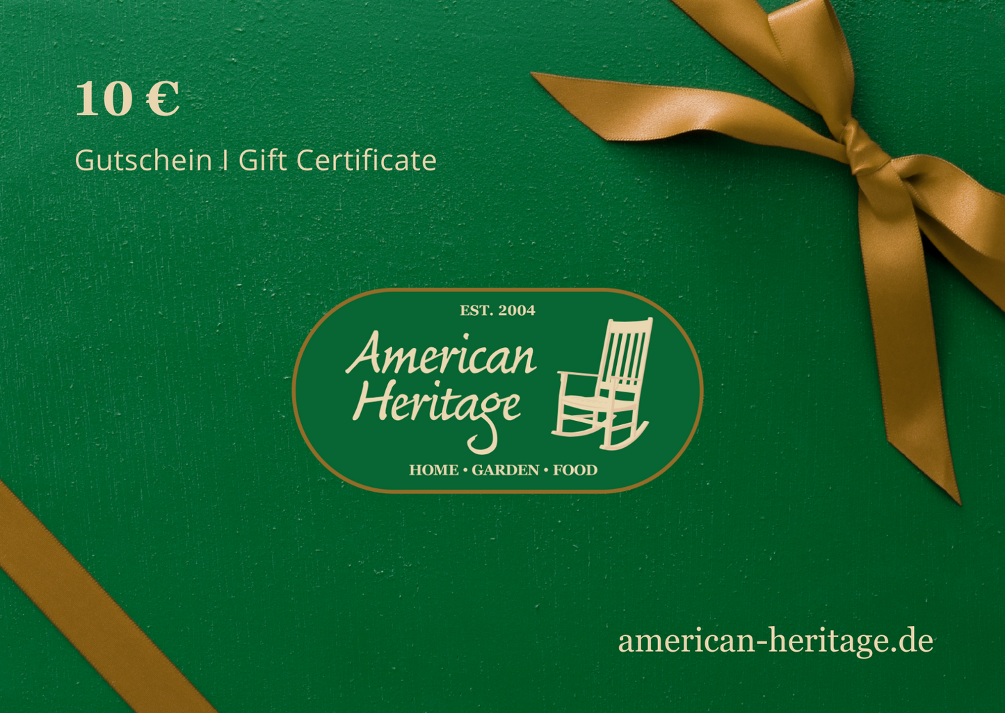Gutschein American Heritage