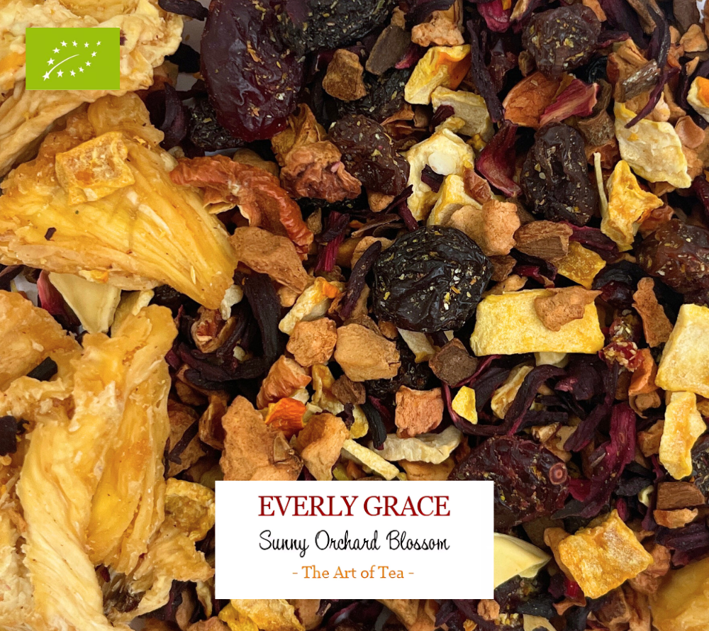 Everly Grace Sunny Orchard Blossom – Bio-Früchtetee mit Cranberry, Apfel & Hibiskus