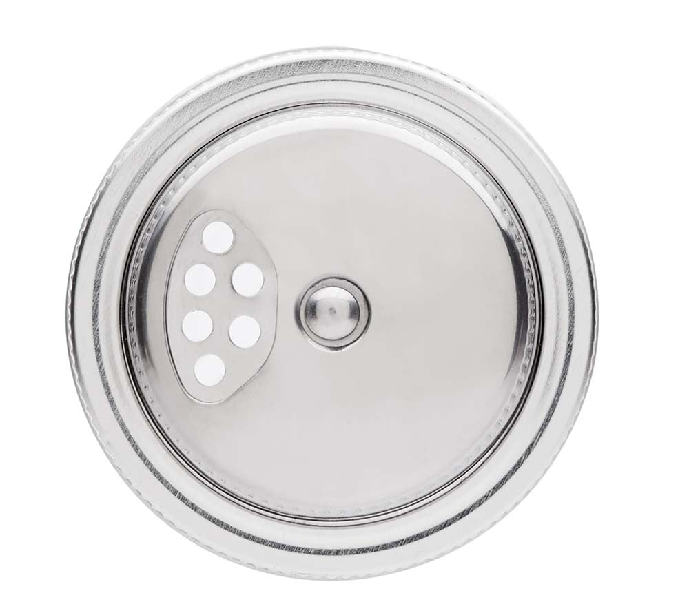 Gewürzdeckel aus Edelstahl für Ball Mason Jars kaufen – Praktischer Aufsatz für Regular Mouth Gläser, ideal für Gewürze