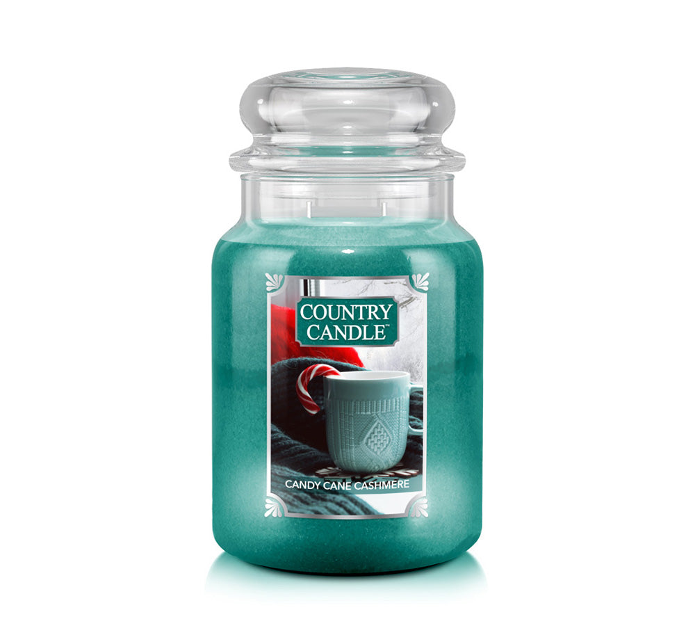 Candy Cane Cashmere Duftkerze von Country Candle