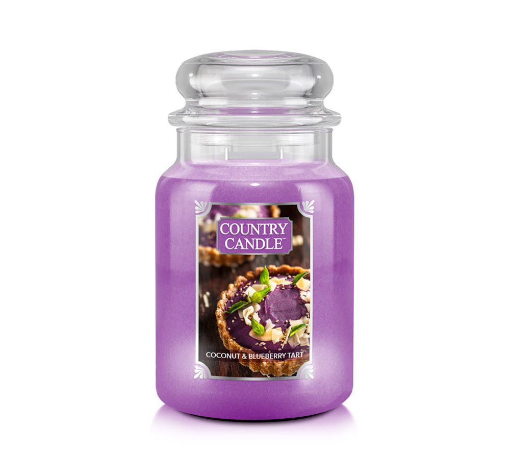 Coconut & Blueberry Tart Duftkerze von Country Candle