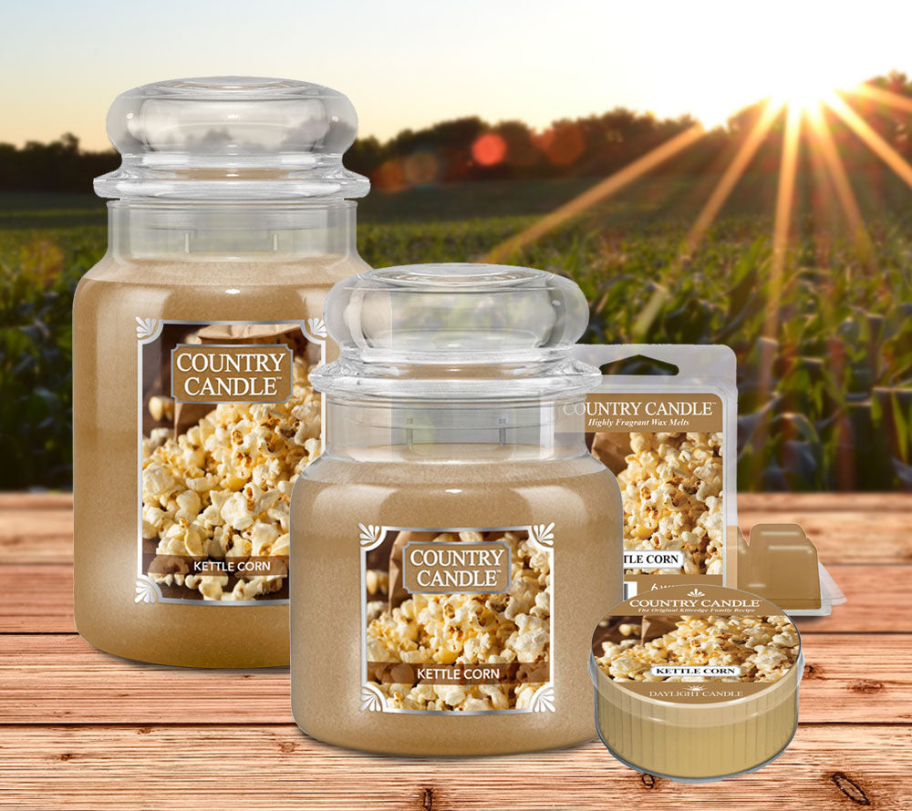 Kettle Corn Duftkerze online bestellen – Süßlicher Popcornduft für gemütliche Abende