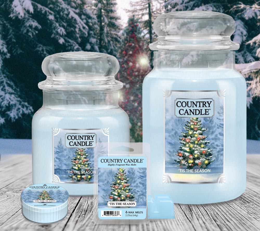 'Tis the Season Duftkerze  ♥ Aus der Winterkollektion von Country Candle ♥ Importiert aus den USA ♥ Jetzt bestellen!'Tis the Season Duftkerze  ♥ Aus der Winterkollektion von Country Candle ♥ Importiert aus den USA ♥ Jetzt bestellen!