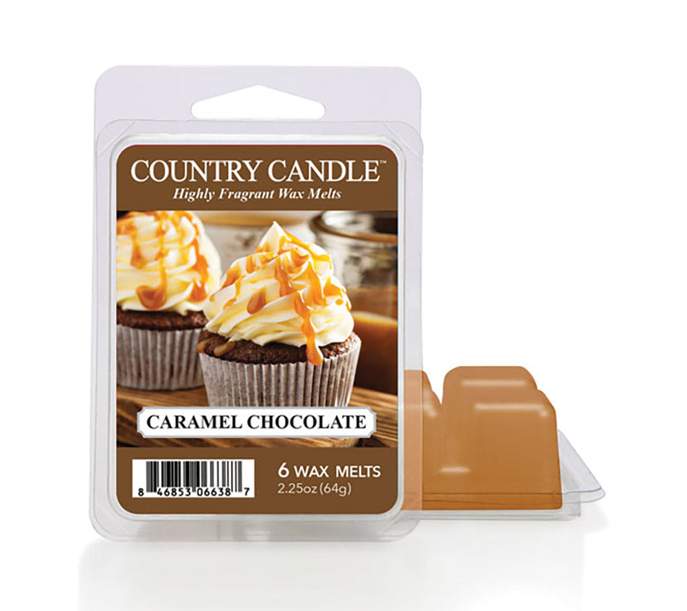 Caramel Chocolate Wax Melts online bestellen – Karamell & Schokoladenduft mit Brownie-Note, 6er Pack