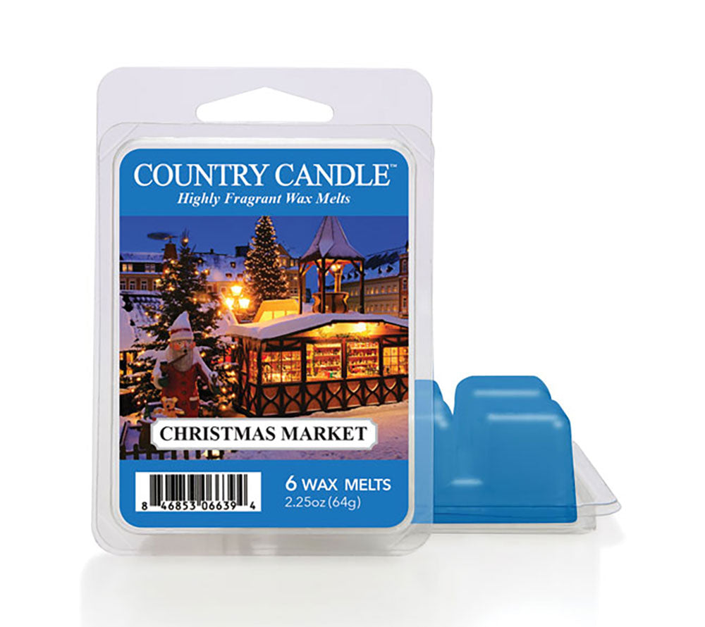 Christmas Market Wax Melts online bestellen – festlicher Duft mit Zitrus, Gewürzen & Vanille, 6er Pack