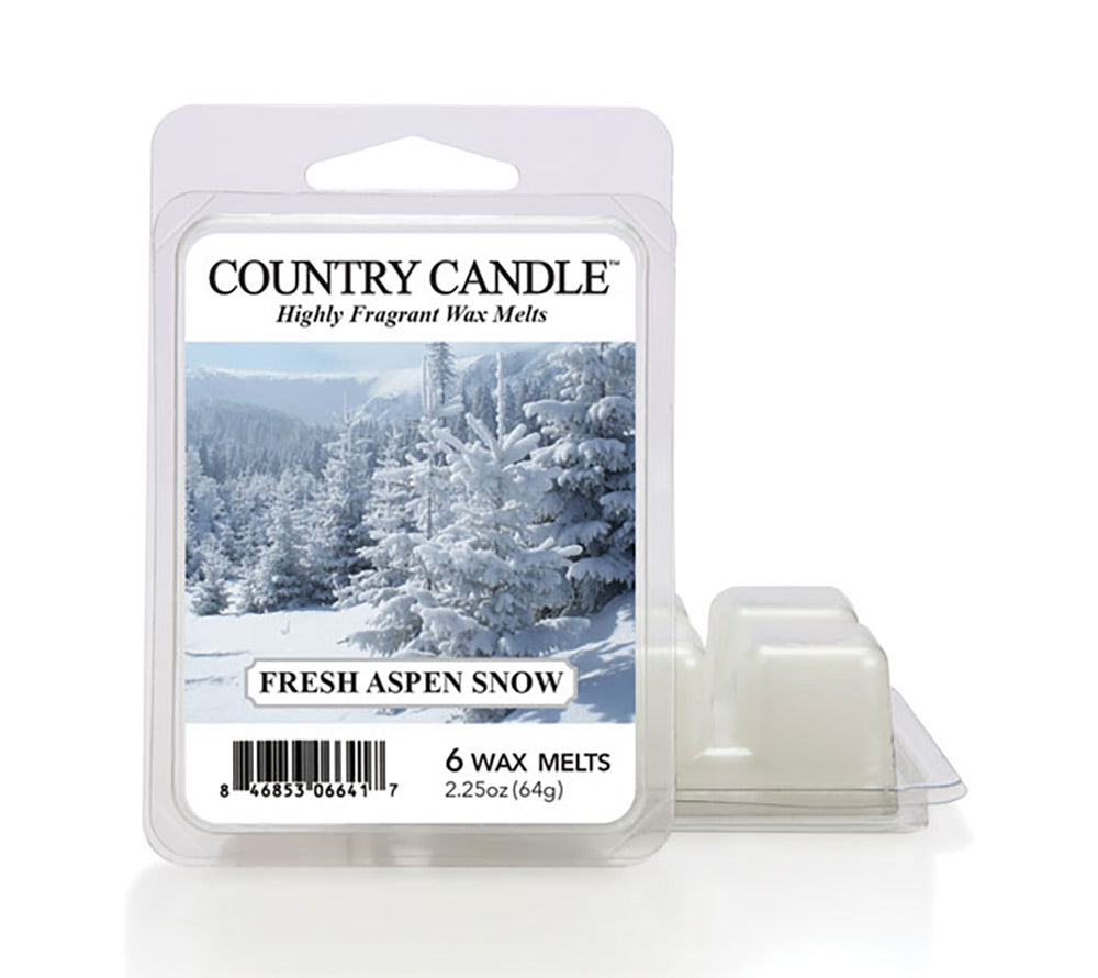 Fresh Aspen Snow Wax Melts kaufen – Schnee, Blumen & Tannenbalsam für Winterabende, 6er Pack