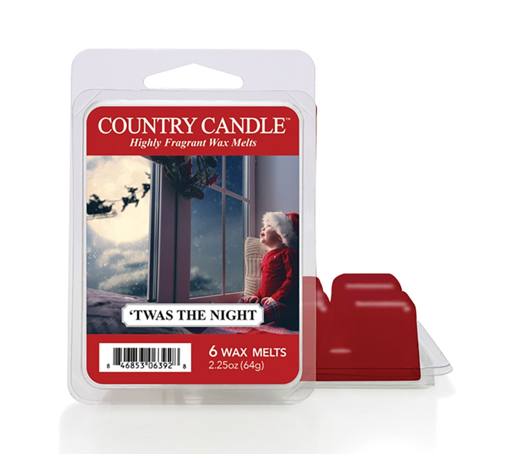 Twas the Night Wax Melts online kaufen – Beeren, Holz & Moschus, festlicher Winterduft, 6er Pack