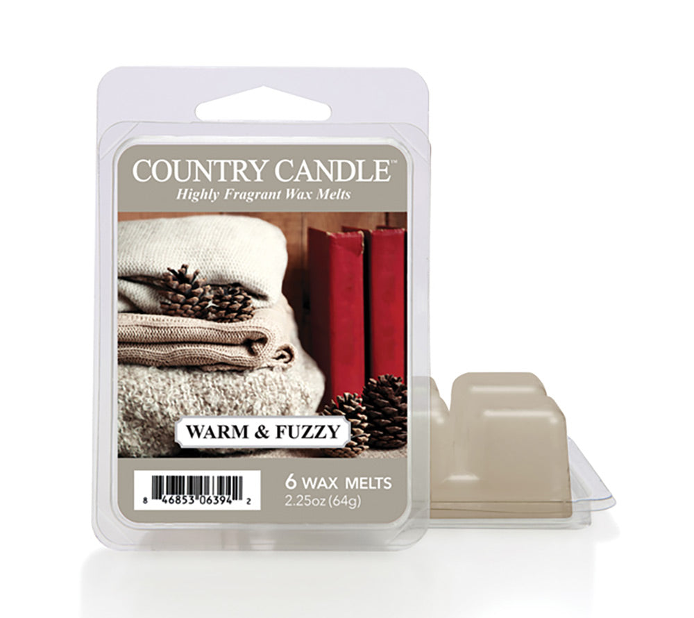 Warm & Fuzzy Wax Melts von Country Candle online bestellen – Zedernholz, Veilchen & Rose