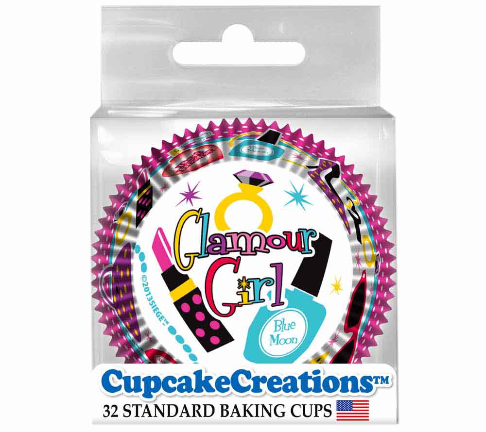 Cupcake Backförmchen Glamour Girl von Cupcake Creations