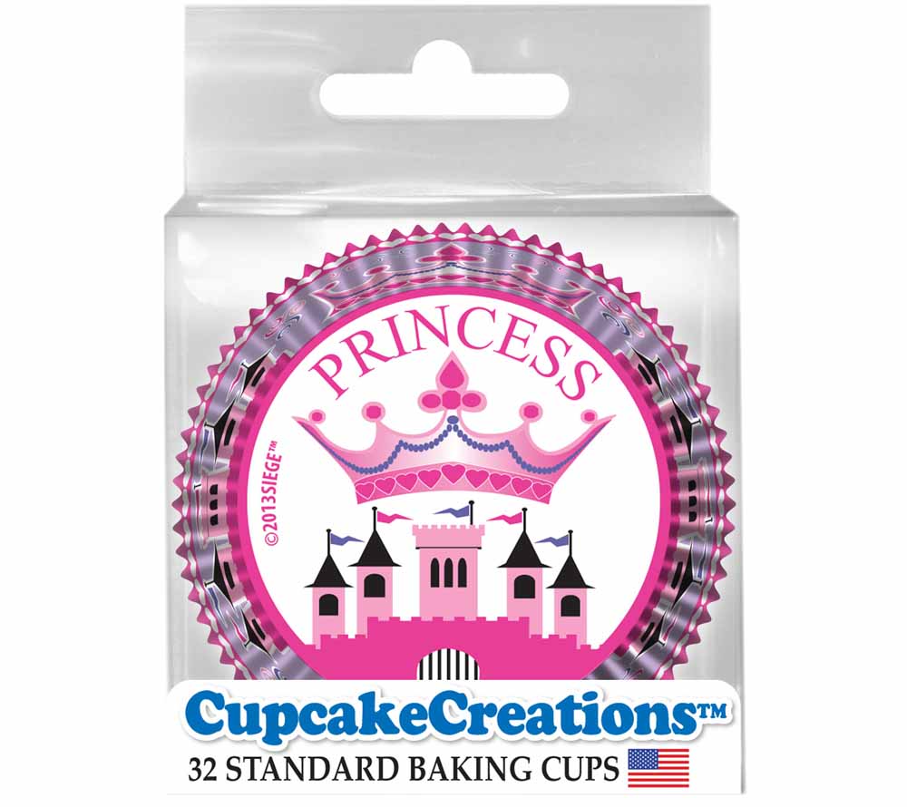 Cupcakebackförmchen Princess von Cupcake Creations