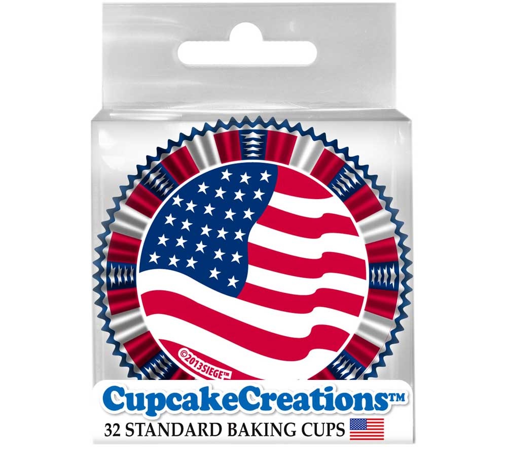 Cupcake Backförmchen USA von Cupcake Creations