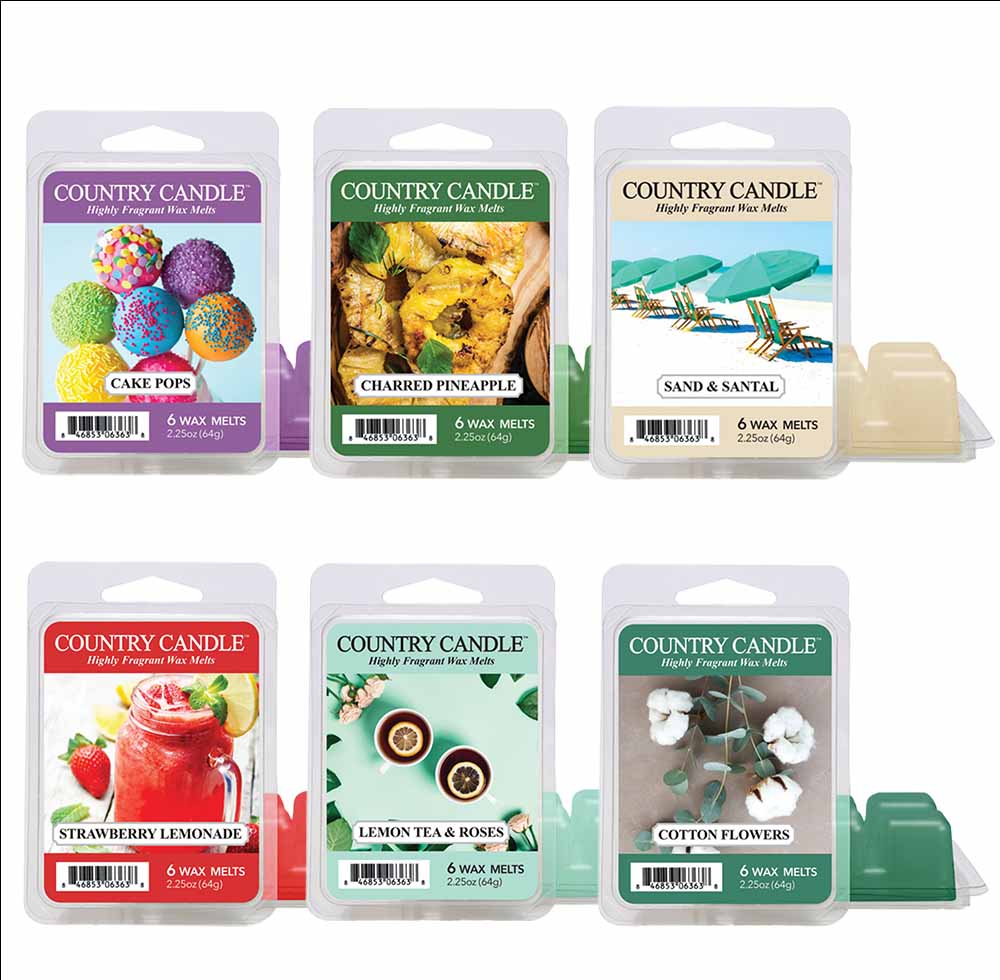 Wax Melt Bundle Frühlingsdüfte 2024 von Country Candle