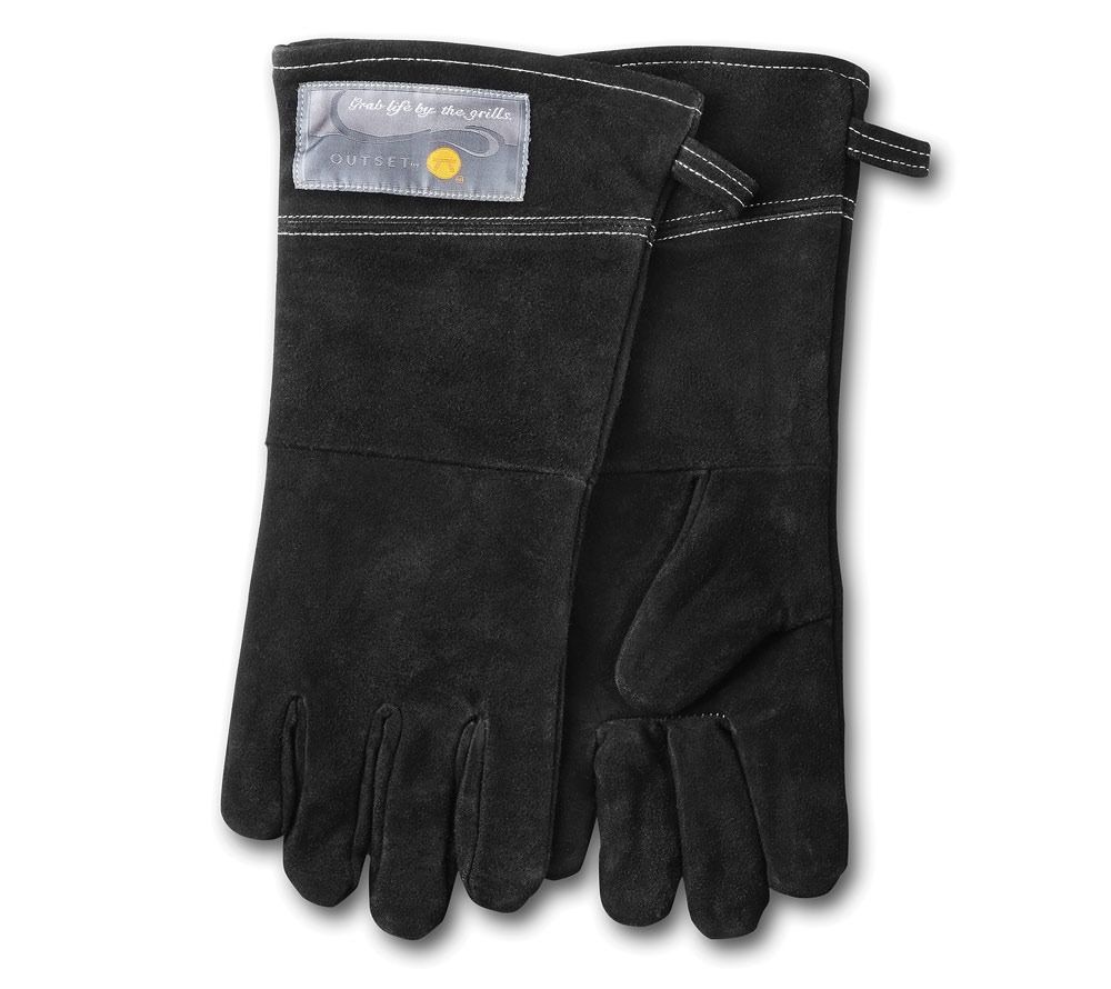 Robuste Lederhandschuhe für Grill & Ofen, Fäustling oder Fingerhandschuhe