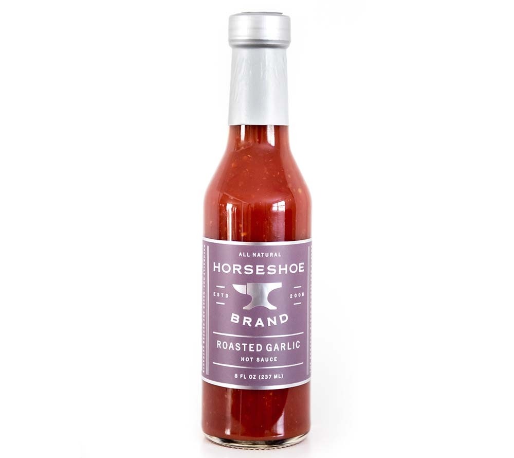 Roasted Garlic Hot Sauce von Horseshoe Brand