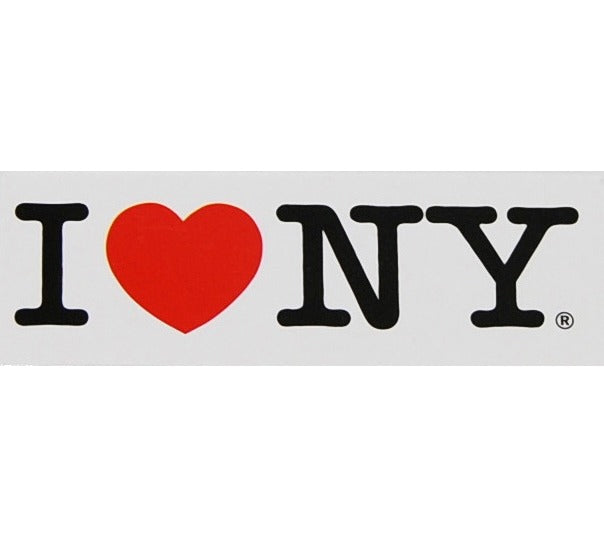 Magnet "I love New York" weiß
