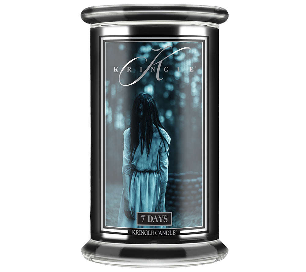 7 Days als großes Kerzenglas - Halloween Limited Edition (22 oz-Glas, 2-Docht)